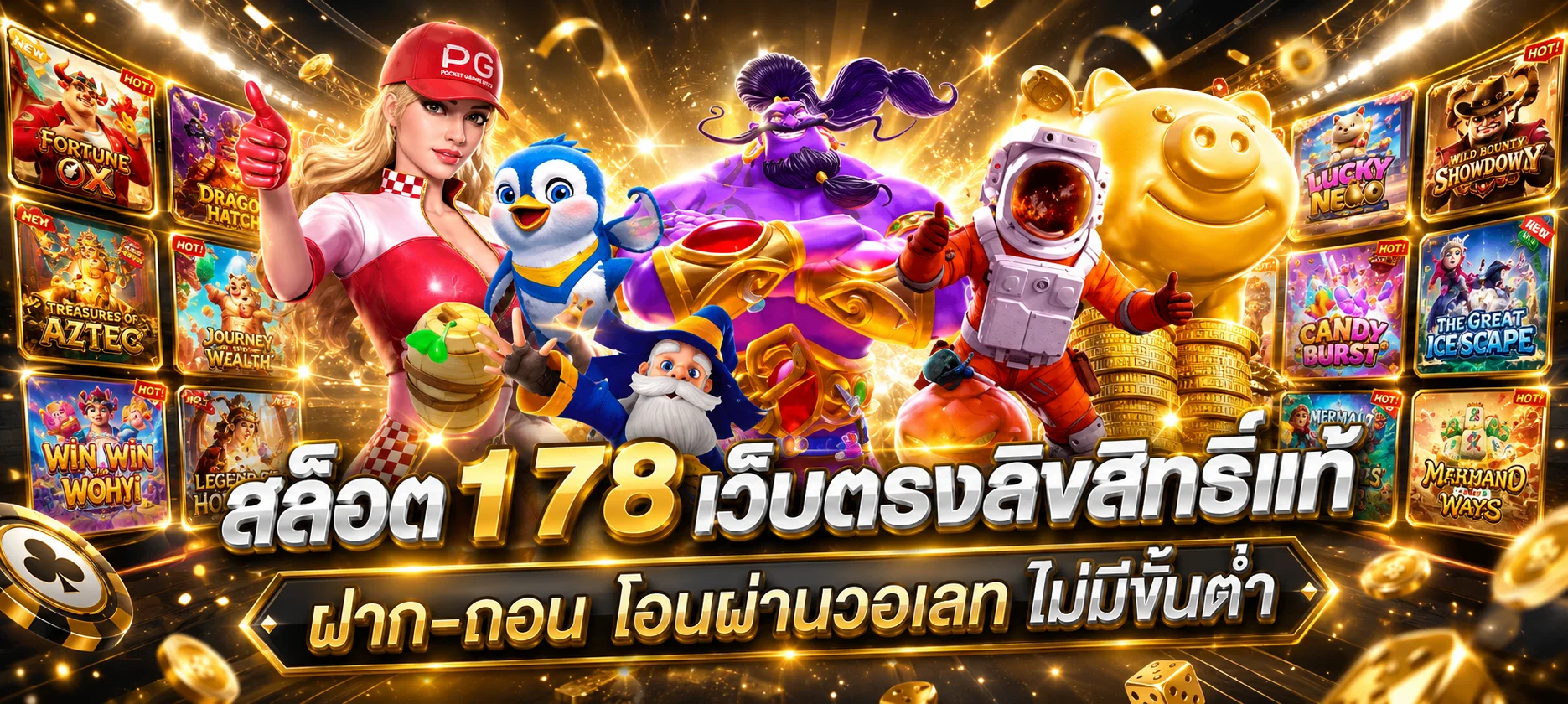 รวมค่ายสล็อตออนไลน์ยอดนิยม สล็อตเว็บตรง PG Pragmatic JILI ที่ bet567